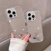 Luxury Mirror Make Up Airbag Phone Case For iPhone 11 12 13 14 15 16 17 Pro Max X XS XR 7 8 Plus 16E SE2 Hard Shockproof Cover