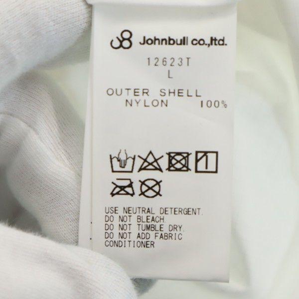 Unused Johnbull Tough Blouson L White Ripstop Nylon Men's Used