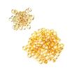 200Pcs 6mm Shoes Grommet Hollow Hole Rivet DIY Hand Made Brass Gold Leather Accessories