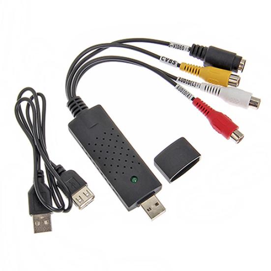 USB 2.0 Video Audio VHS to DVD Converter Capture Card Adapter for Computer