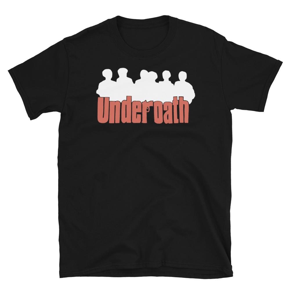 

Футболка унисекс с логотипом Underoath Mobsters Rip Post Hardcore Emo Band S