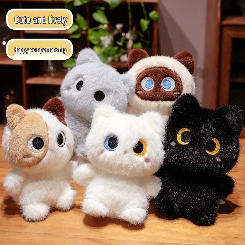 Cute Kitten Plush Toy - Comfort Doll for Girls and Desk Companion