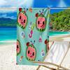 Ultra-Soft Beach Towel with Cocomelon Theme,Ideal for Pool - Camping, Diving - Perfect Travel Essential, Vibrant Beach Towel.