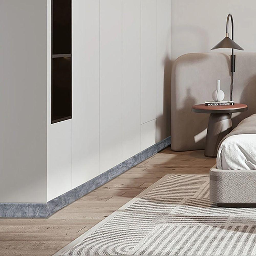 2M/Roll Self Adhesive Skirting Line Thickened Wall Sticker DIY Decoration Strips  Living Room