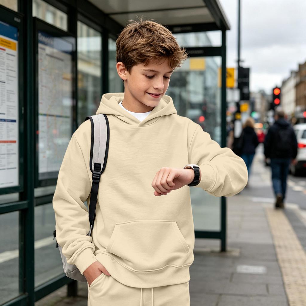 Kinder Pullover Hoodie Langarm Kapuzenpullover für Jungen und Mädchen Freizeitkleidung
