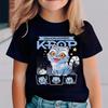 Kpop Dämonenjäger Kinder T-Shirt Kurzarm Saja Jungen Kdis T-Shirt Niedliches Kpop Dämonenjäger Harajuku T-Shirt für Jungen Mädchen