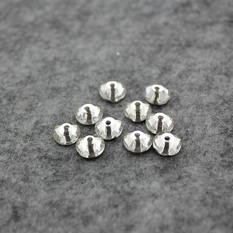 

Горячая Распродажа Дрель Белое Плоское Дно Среднее Отверстие Дрель Guomao A Дрель Круглая Стеклянная Дрель Аксессуары Для Одежды Ювелирные Изделия Аксессуары 6mm 288pcs/bag