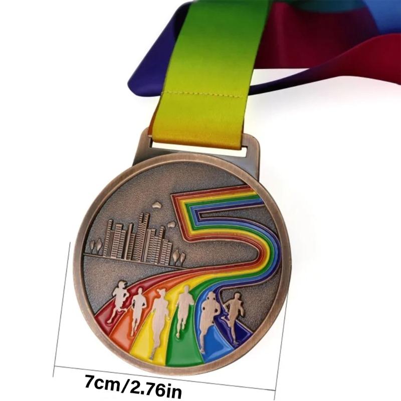 Metal Gold Silver Bronze Award Medals with Ribbon, Winner Medals for Children Teens Event, Classrooms, Office and Sports