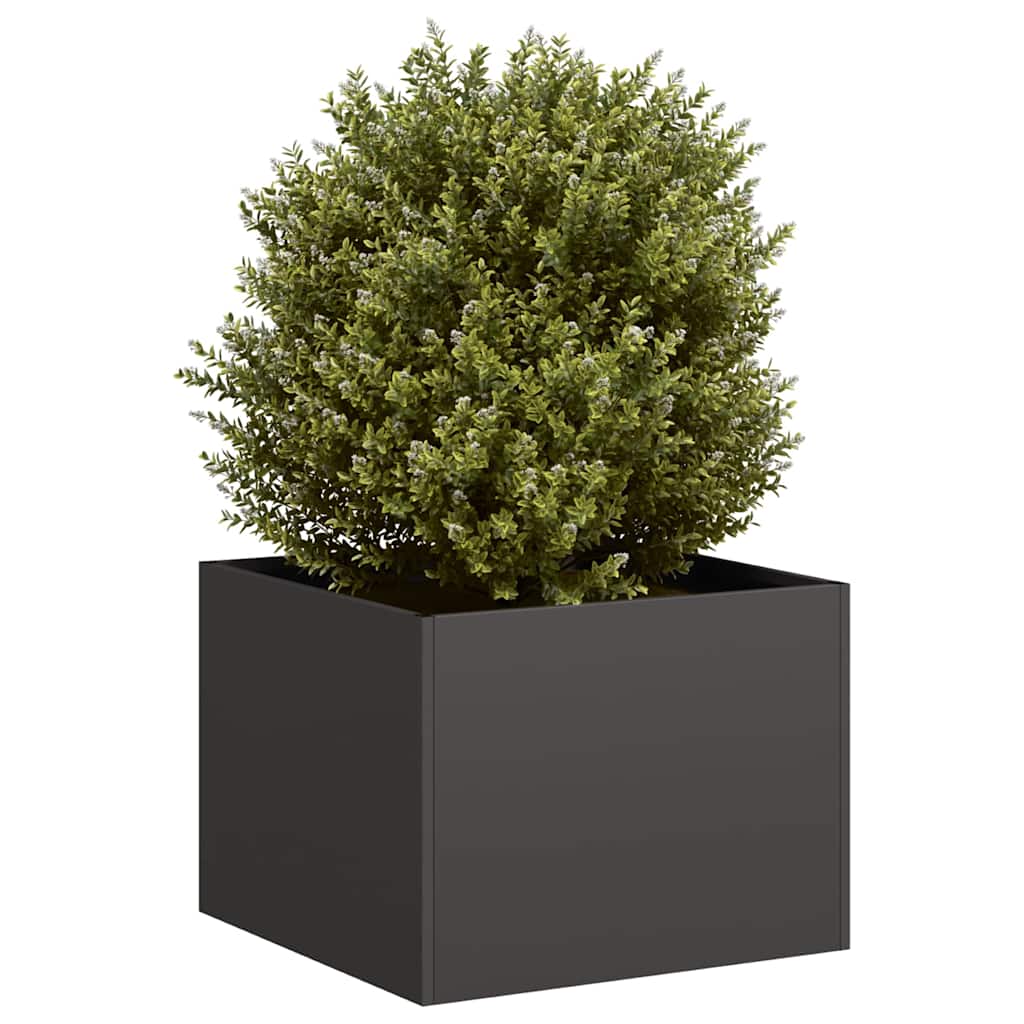 Black Pot 40X40X30 Cm Steel