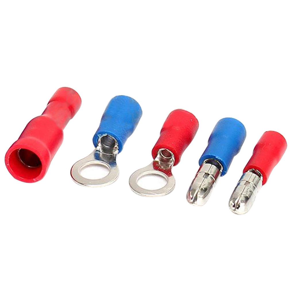 M5 HORQUILLA Aislado Azul//cantidad de terminal tipo pala Crimp = 20