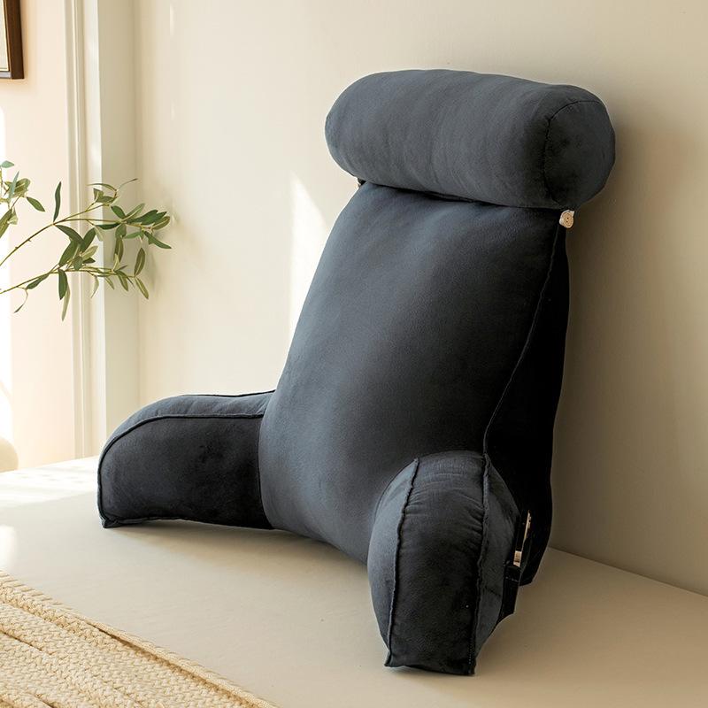 Comfortable Reading Pillow with Lumbar & Neck Support for Dorms, Bay Window, or Bed.