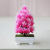 Small Artificial Tree in Pot - Green Plant Ornament for Home Decor