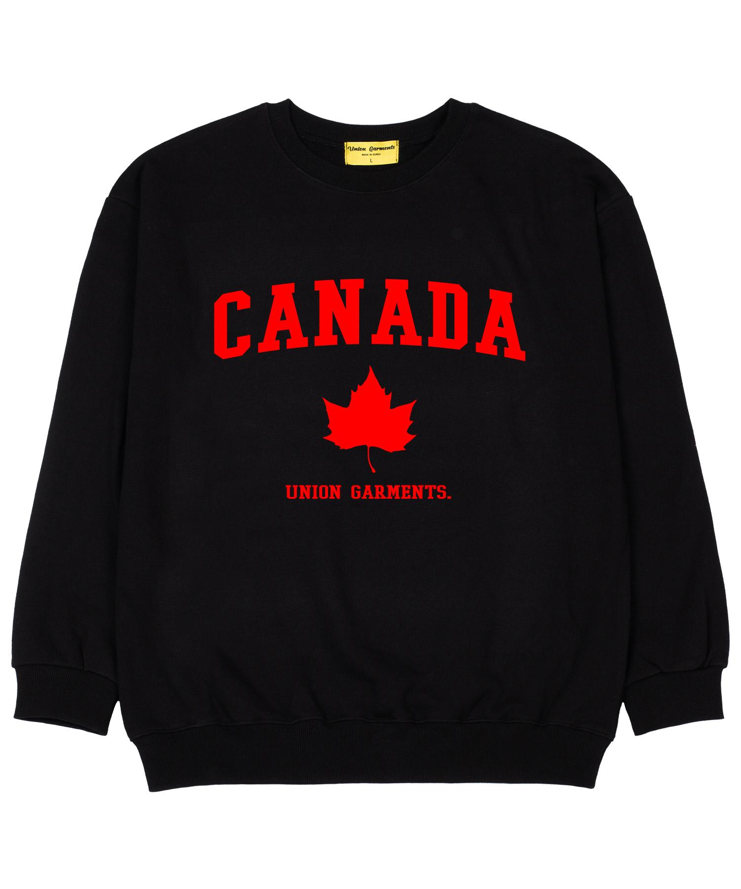 Union Garments Canada Свитшот оверсайз из французского терри Черный M
