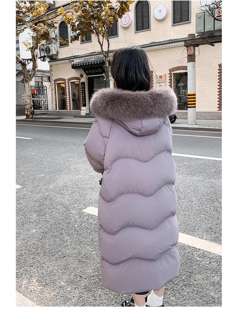2024 Plus Size Korean Style Maternity Long Loose Down Jacket