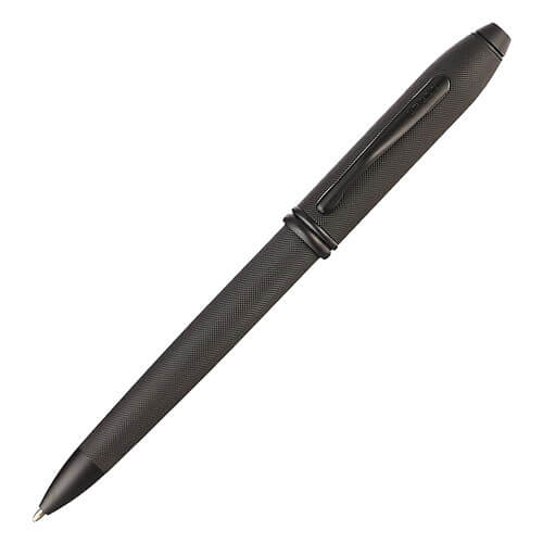 Cross Townsend Schwarz Mikro-Rändel und Matt Schwarz Stift (Kugelschreiber)