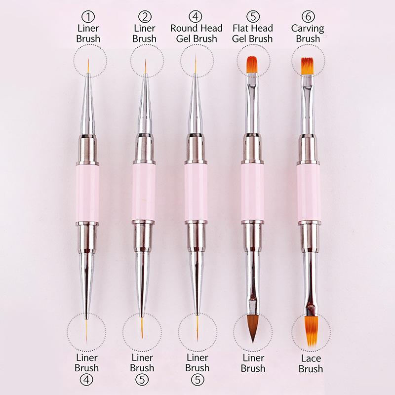 Nail Art Brush Professional Thin Liner For Manicure Decoration Brushes Set Nails French Paint Uv Gel Acrylic Decorating Tools