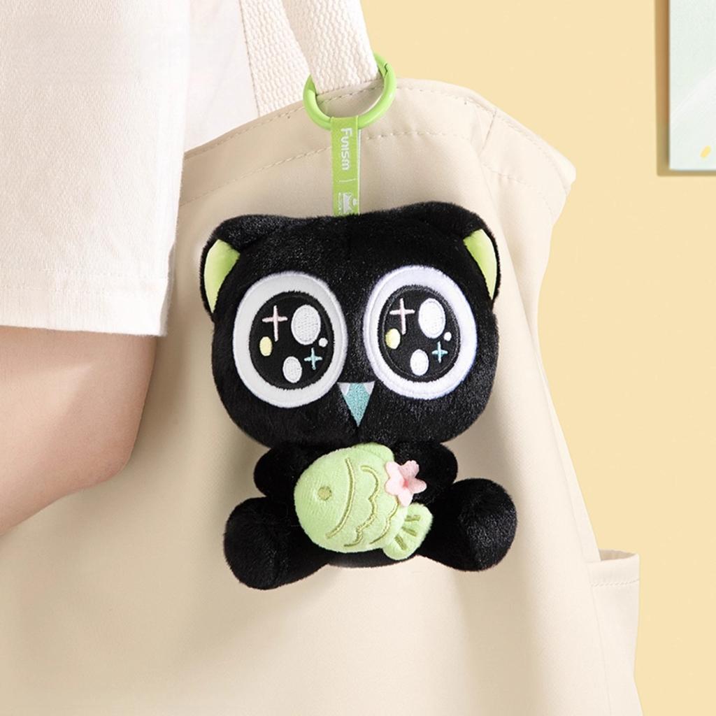 Luo Xiaohei Hug Series Blind Box Plush Pendant Backpack Charm Desktop Ornament Anime Cartoon Figure Toys Plush Mystery Box Lovely Gifts