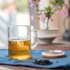 Sohome 500ml Heat-Resistant Glass Mug with Bamboo Lid