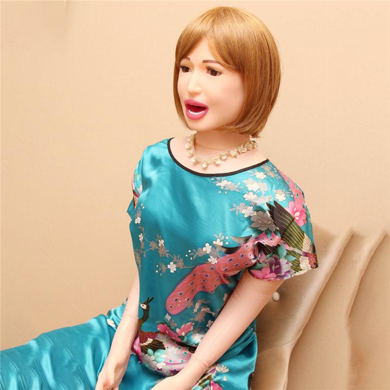 Male Inflatable Doll with Pubic Hair Sitting Position Oral Sex Fun Masturbator Adult Sexual Products