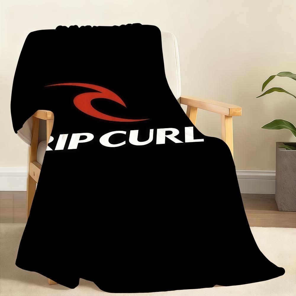 Energetic Interesting R Rip C Curl S Blanket Soft Throw Blanket for Home Bedroom Bed Sofa Picnic Travel Office Rest Blanket Gift