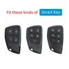 2x Black Transparent Car Key Fob Cover Case For Chevy Suburban Tahoe Accessories