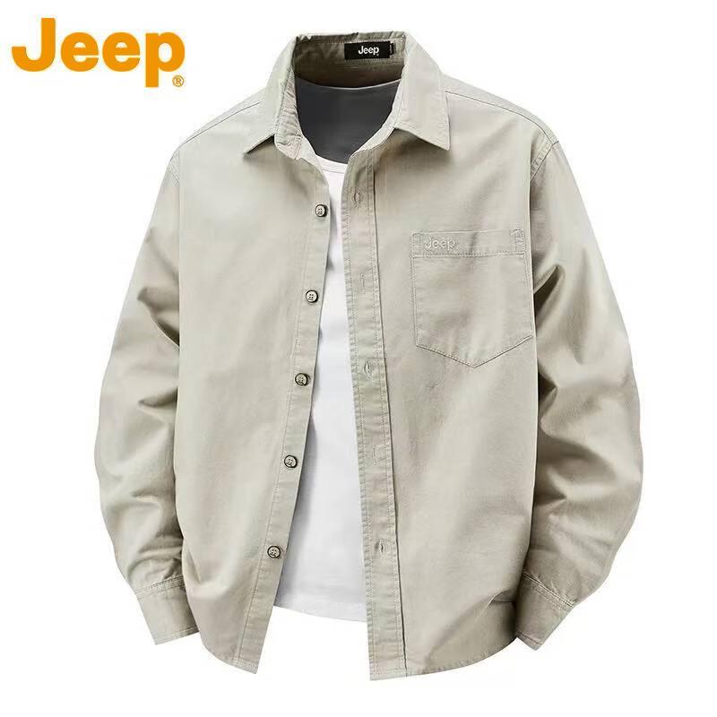 JEEP Men's Heavyweight Cotton Work Shirt