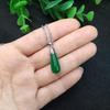 Malay Jade Water Drop Pendant Quartz Jade Silver Necklace - Simple and Versatile Design