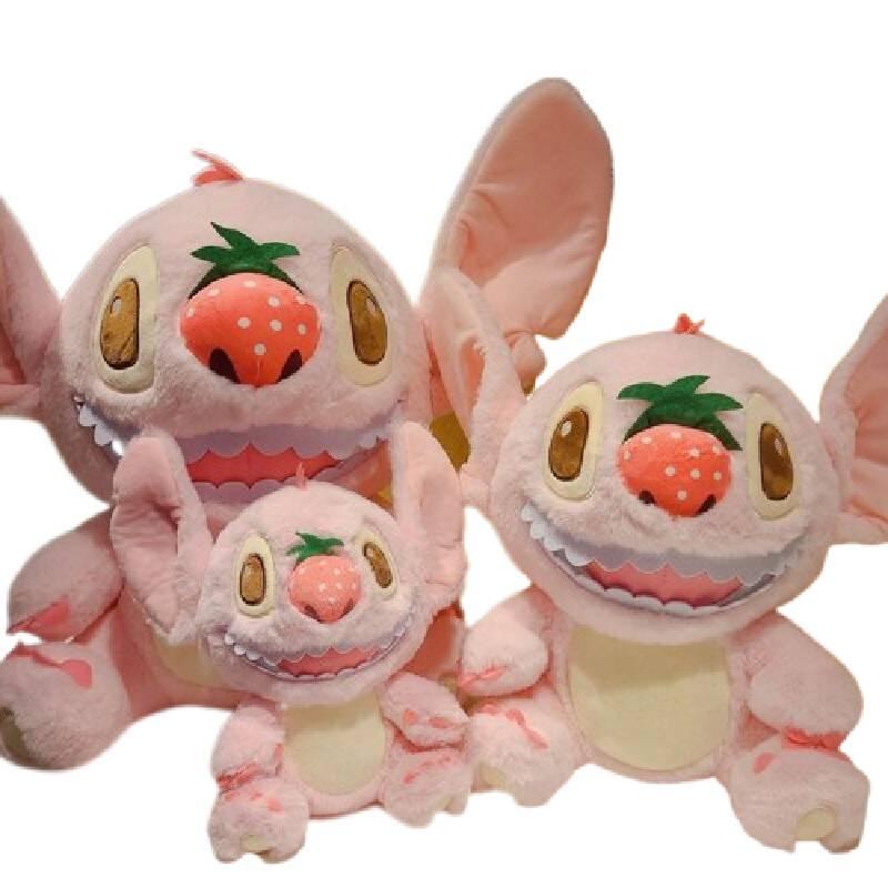 Strawberry Stitch Plush Toy With Soft And Comfortable Pp Cotton Filling