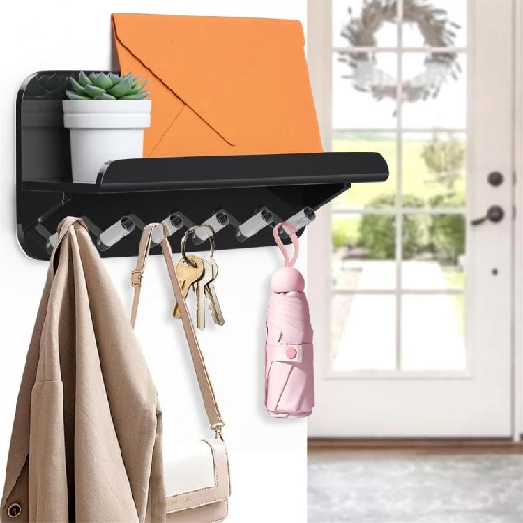 Hygroscopic Resistant Modern Key Display Shelf Wall Mounted Storage Solution For Compact Living Spaces