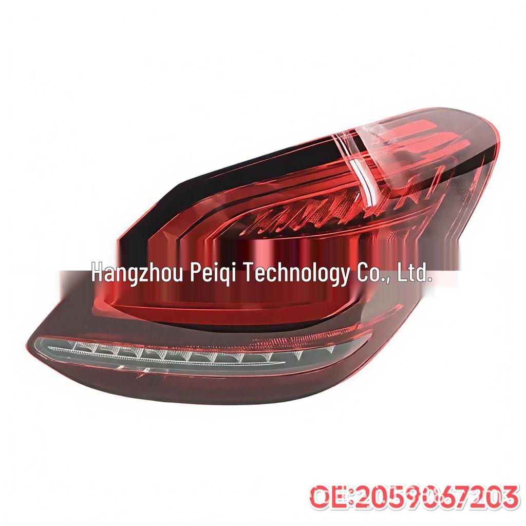 Compatible Rear Taillights for 17-21 Mercedes-Benz C W205 Models (2059067103, 2059067203)