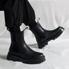 Britse Korte Laarzen Dikke Zool Chelsea Boots Heren Sigarettenlaarsjes Hoge Herenschoenen Verhogende Martin Boots Heren