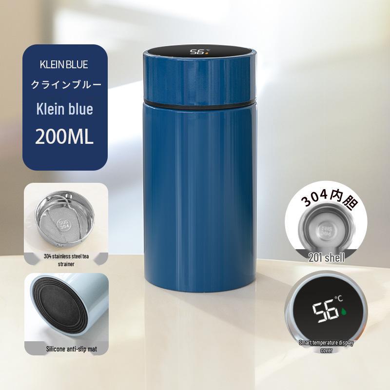 Stainless Steel Insulated Water Bottle with Smart Temperature Display for Outdoor Sports