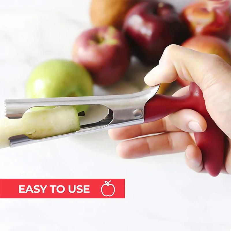 Stainless Steel Fruit Corer Serrated Edge Nonslip Handle For Home Kitchen Baking
