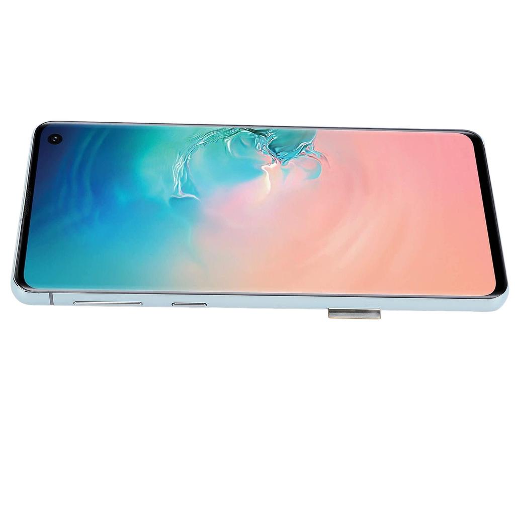6,1-tolline ekraan Galaxy S10 jaoks Orgaaniline LED-telefoniekraan raamiga Digitaatori sõlm