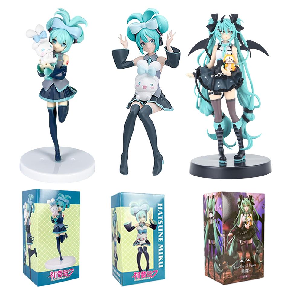 Anime Hatsune Miku Figure Fairy Tales Peripheral Collectible Models Decorative Decorations Children Kawaii Gift PVC Figurine