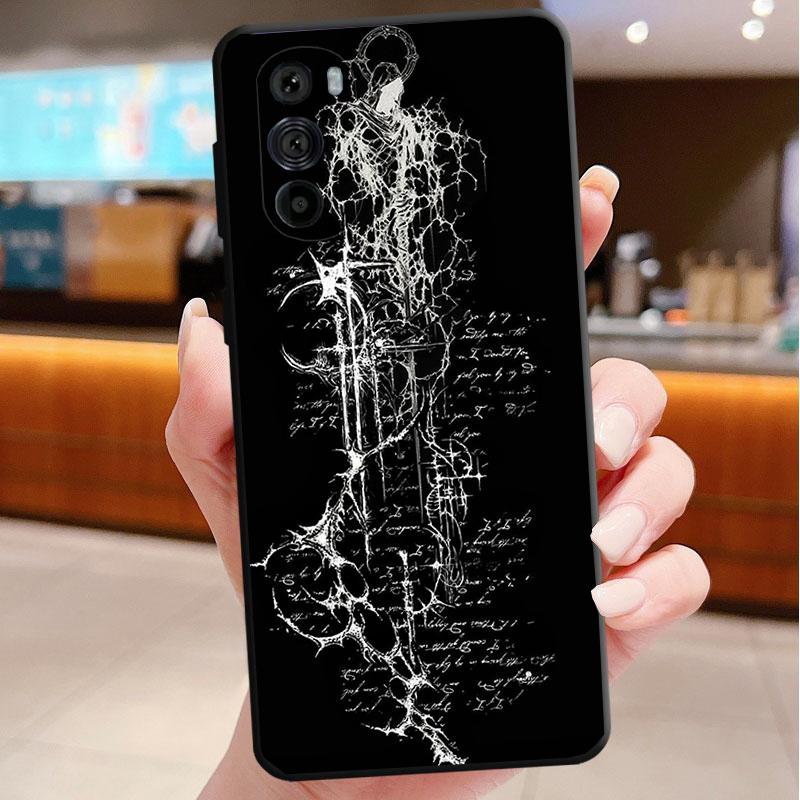 Phone Case For Motorola Edge 60 50 40 Pro 60 50 40 30 Ultra Neo Fusion Moto G Stylus G Gothic Cyber Sigil Cross