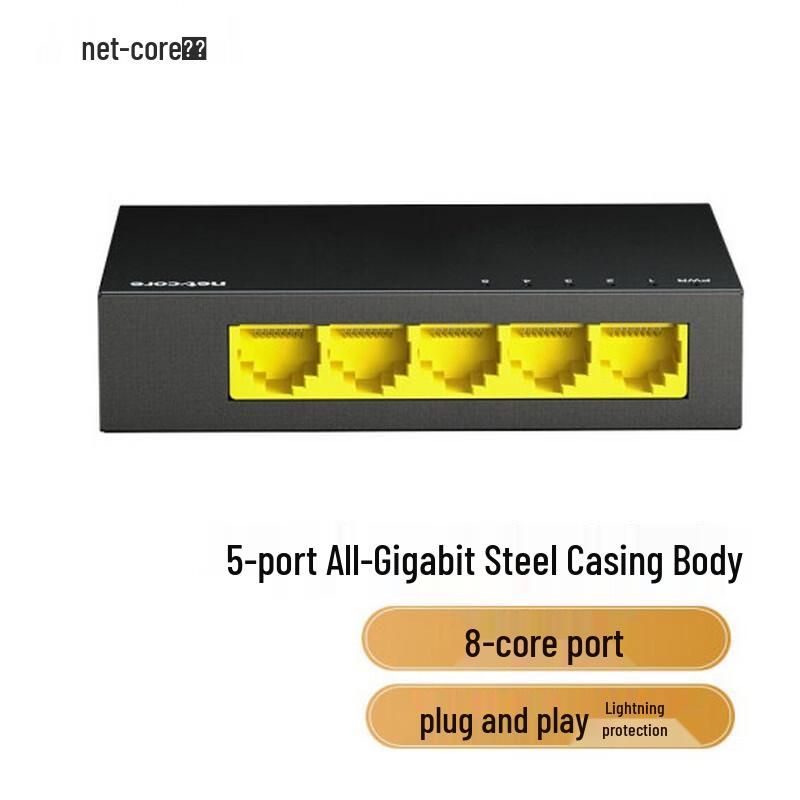 

Netcore NS315 5-Port Gigabit Unmanaged Ethernet Switch