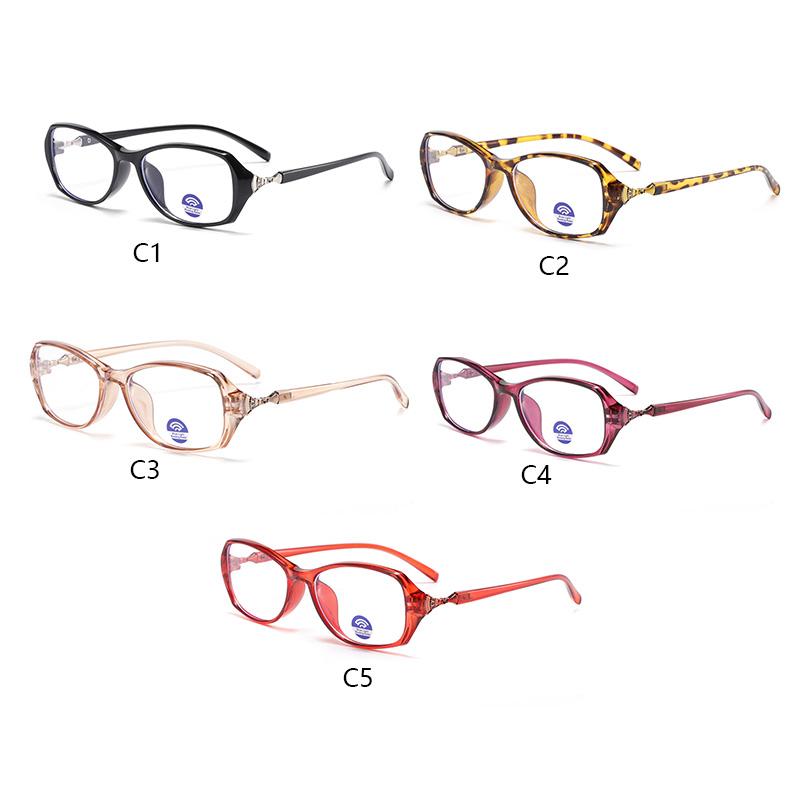 Simple Square Plastic Eyeglass Frame Fashion Trendy Reading Glasses Anti Blue Light Eyewear for Men and Women