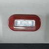 Front Rear Reading Light Panel Cover Trim for Dodge RAM 1500 2010-15 Red Carbon