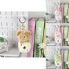 Soft Animal Plush Keyring With Cartoon Style For Travel And School Use