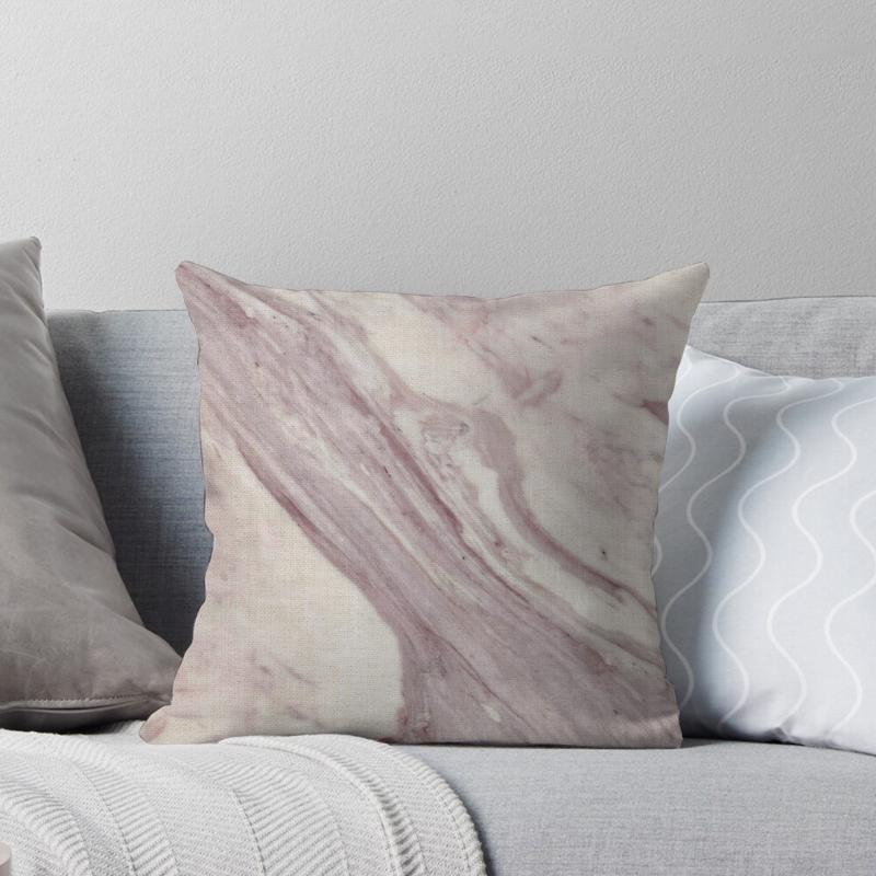 Home Decor Marble & Geode Patterned Decorative Pillow Covers Pattern Cushion Cover Suitable For Sofa Bedroom Car Pillow Cover
