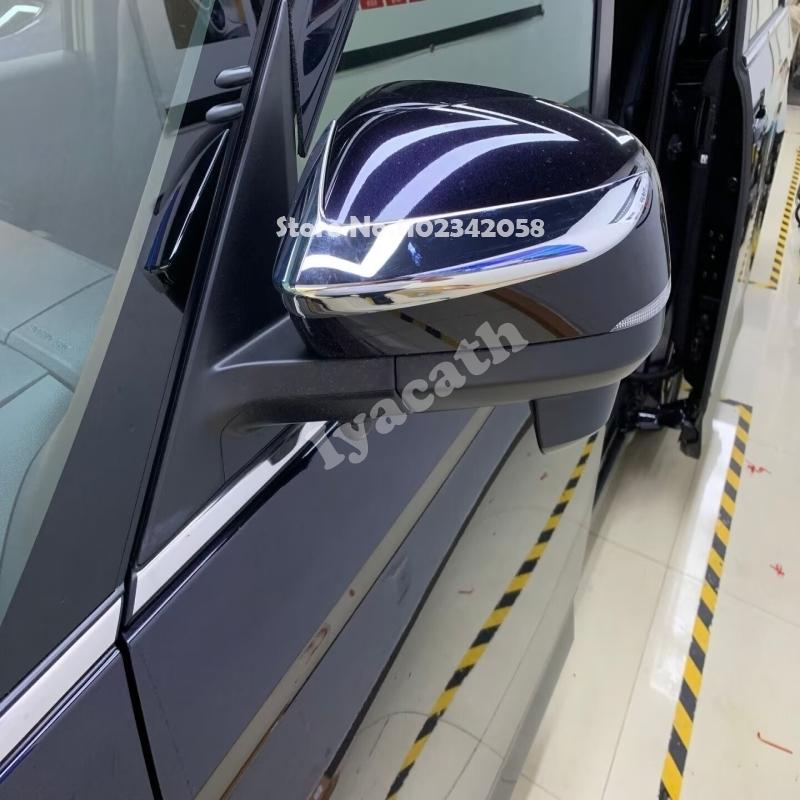 Für Toyota Voxy Noah Serie 90   2024 ABS Chrom Rückspiegel unten Rückfahrspiegel Anti-Kollision Dekorleiste