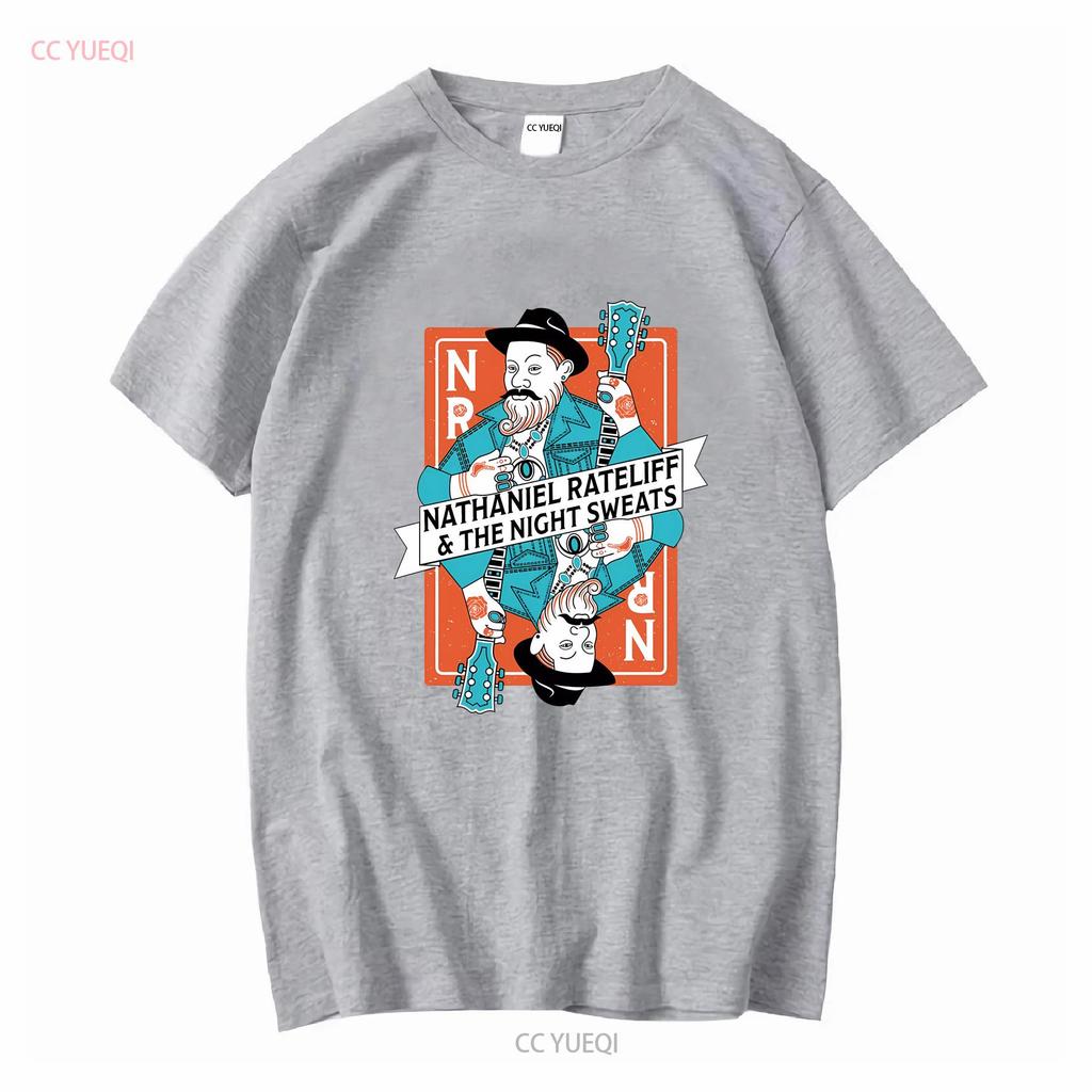 Nathaniel Rateliff The Night Sweats T Shirt MenS Retro s vintage Washed Stylish homme graphic streetwear Top For Everyday Wear