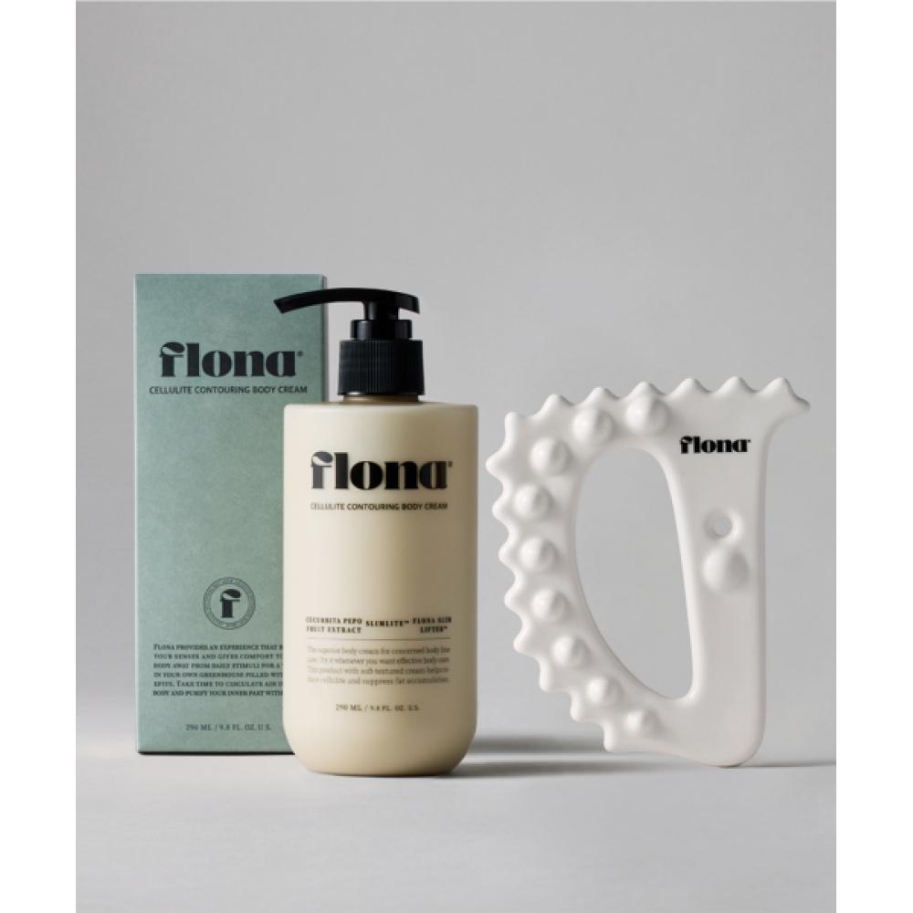 Набор Flona для контурирования тела: Гуаша для тела + Антицеллюлитный крем для тела 290 мл NONE