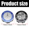 Benz Car 75mm Car Floating Wheel Center Hub Caps Cover for Mercedes Benz B/C/E/S Class A Class C200L GLC GLK CLA Accessories. CI1