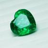AA + NATURAL Green EMERALD 7.30 Ct Heart Shape Loose Gemstone CERTIFIED add-8hh 00E
