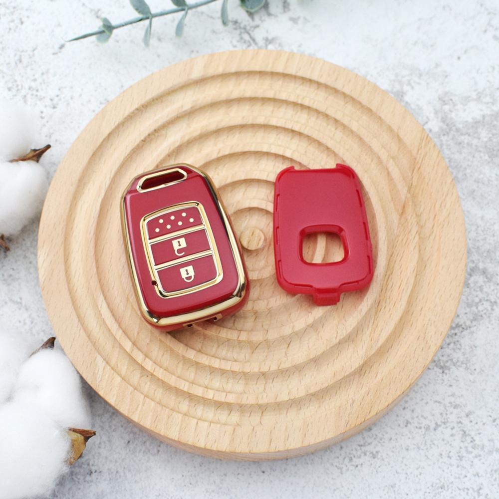For Honda Accord CIVIC CRV Jazz HR-V HRV 2013 2014 2015 2016 TPU Shell Fob Car Remote Key Cover Case Accessories