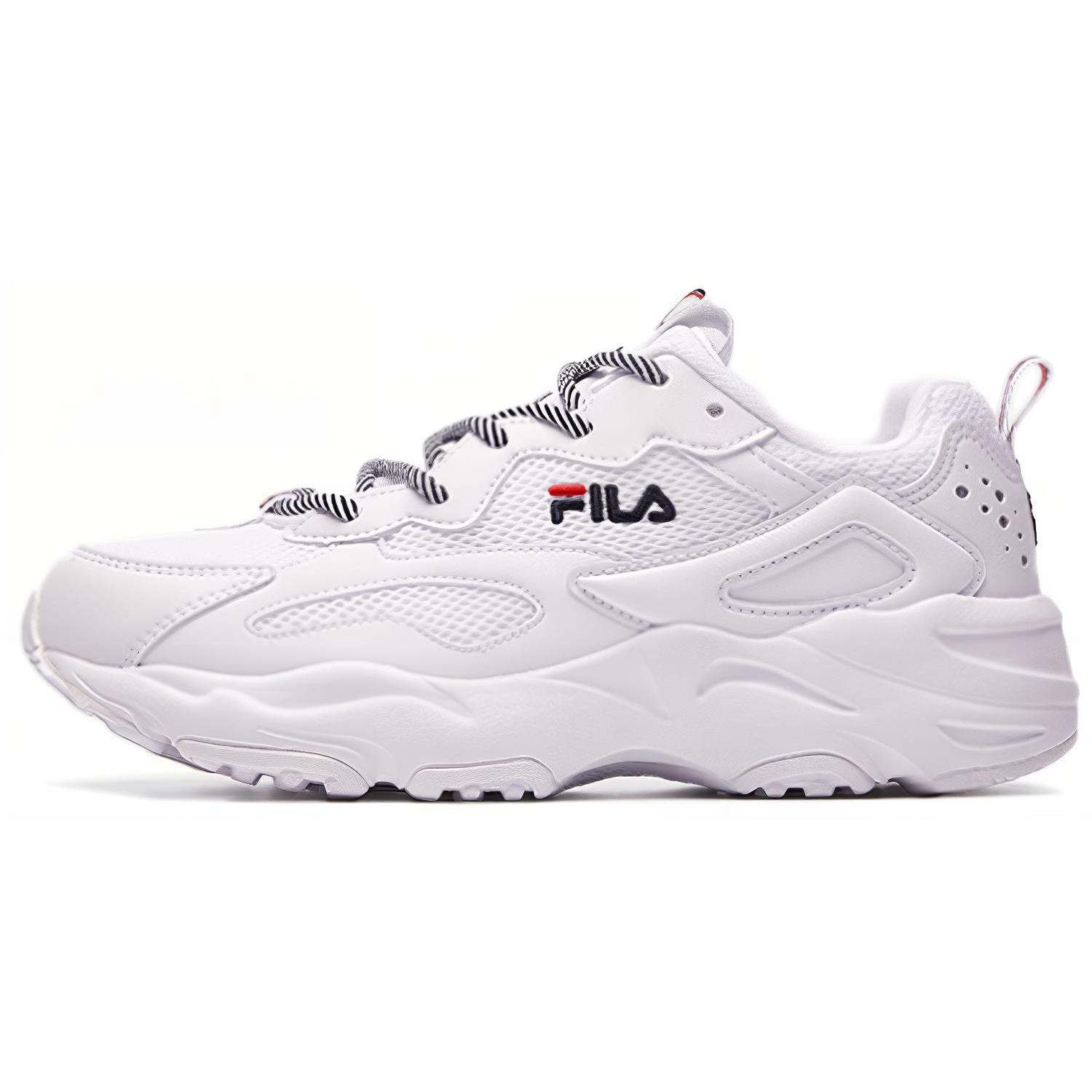 

FILA Tracer Cushioning Breathable Low top Casual Shoes Women s White F52W921101FWT 36.5