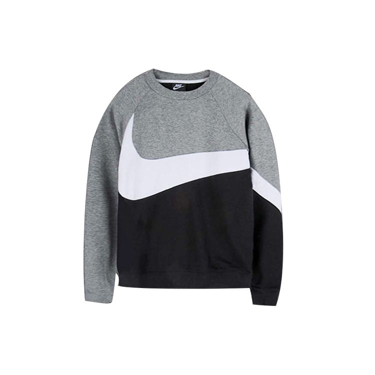 

Толстовка с длинными рукавами и принтом логотипа Nike Мужские топы Серый Черный AR3089-011 XL