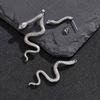 Punk Snake Stud Earring for Men Women,Gothic Anti Allergy Stainless Steel Snake Body Earrings,Vintage Halloween Jewelry Gift